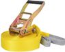 vidaXL Slackline 15 m x 50 mm 150 kg geel