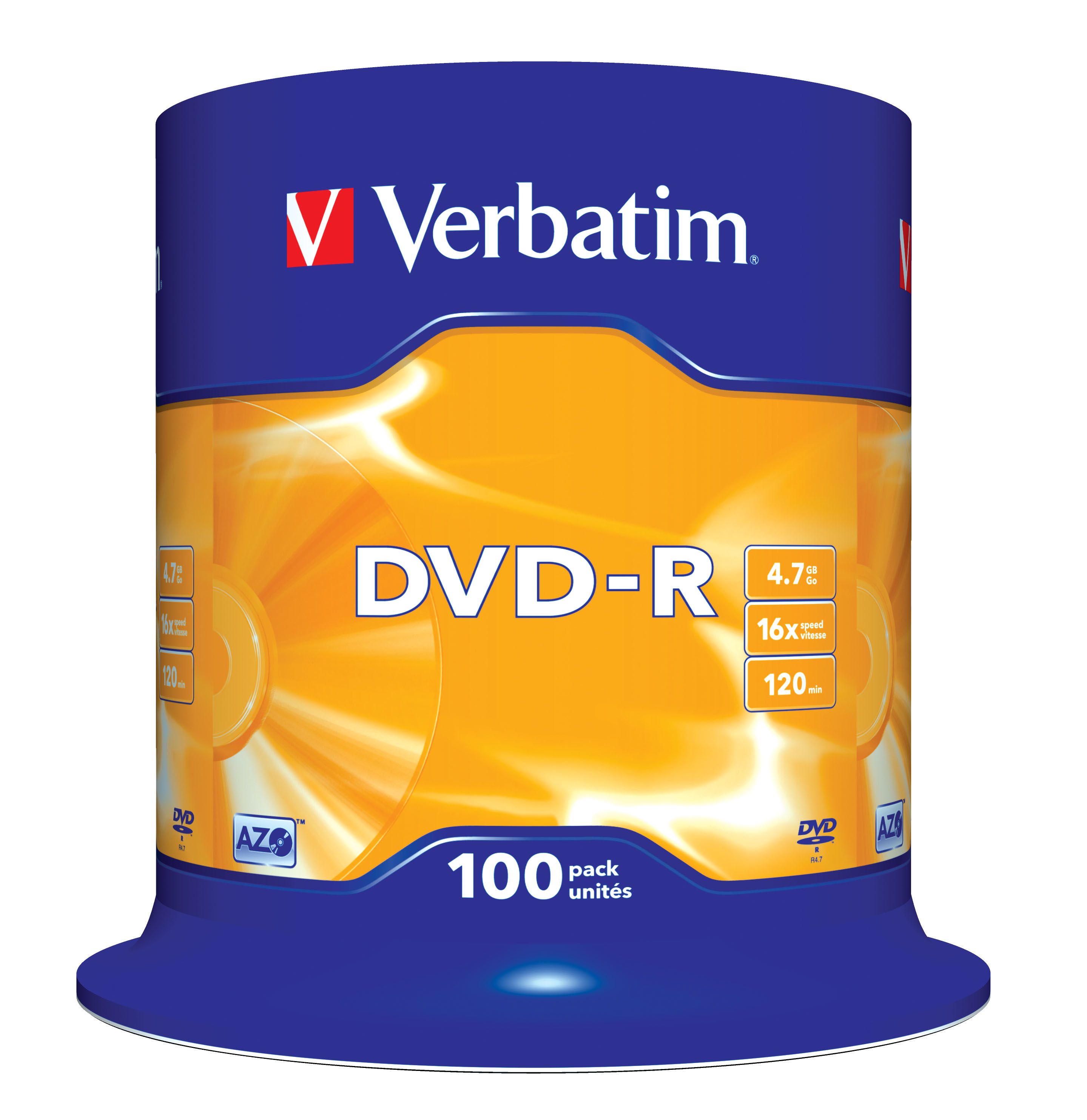 Verbatim DVD-R 4.7GB 100-pack - 43549
