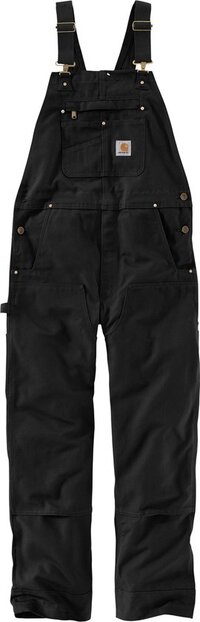 Carhartt 102776 Bib Overall - Black - W32/L32 - Men's American Overall