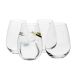 Scandi Living Karlevi Verre à eau Lot de 4 33 cl