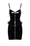 Black Level Vinyl Jurk voor dames Zwart XL