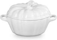 Le Creuset Mini-Braad-/Stoofpan - "Pompoen" - Aardewerk - 16 Cm Wit