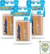 Jordan 3 x Dental Sticks Extra Dun - Bâtonnets interdentaires avec fluorure et arôme de menthe