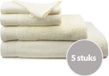 The One towelling The One Handdoek Deluxe Voordeelpakket 50x100 550 gr Ivoor (5 stuks)