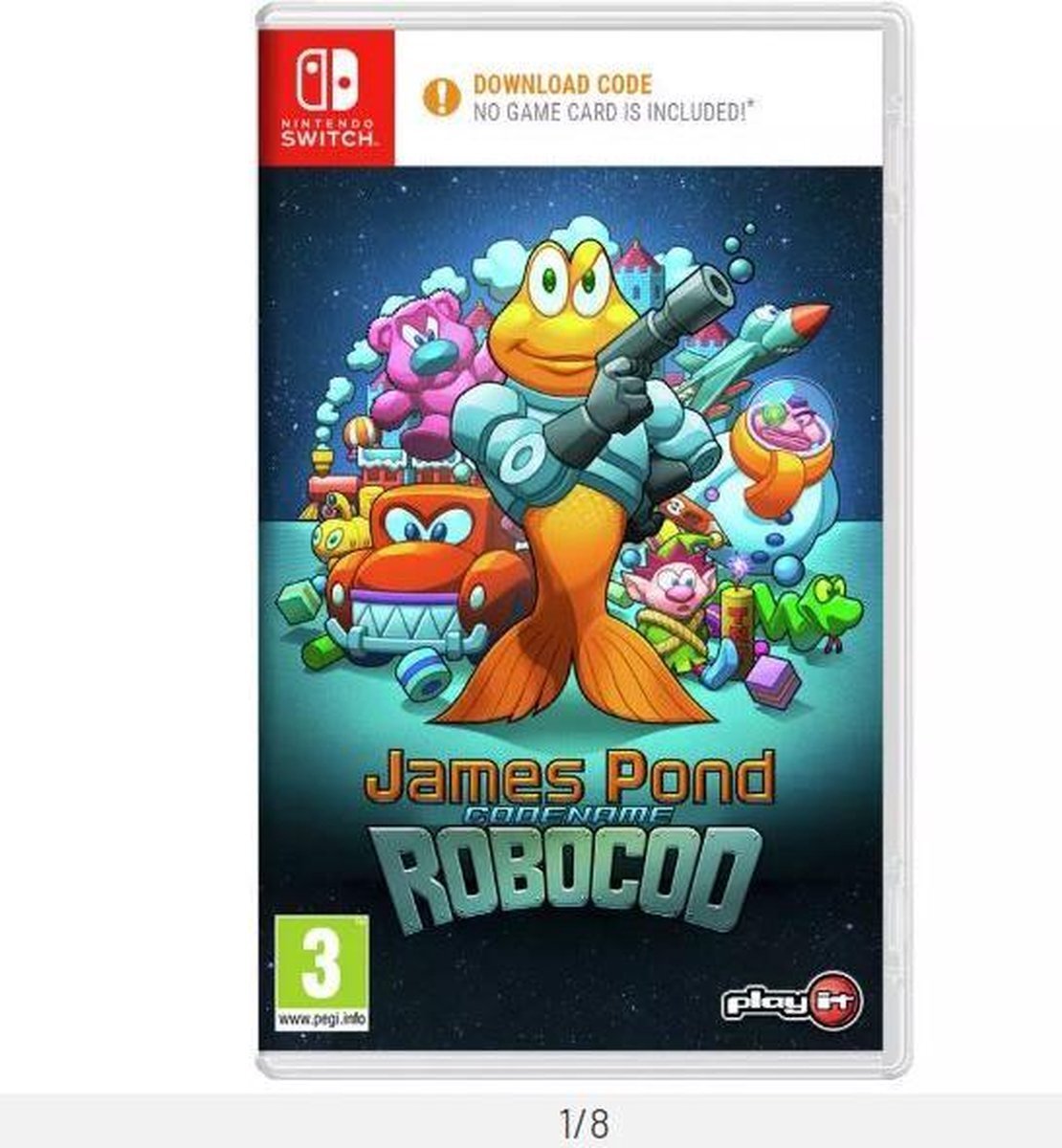 System 3 James Pond Codename: RoboCod - Game - downloadcode in hoes Nintendo Switch