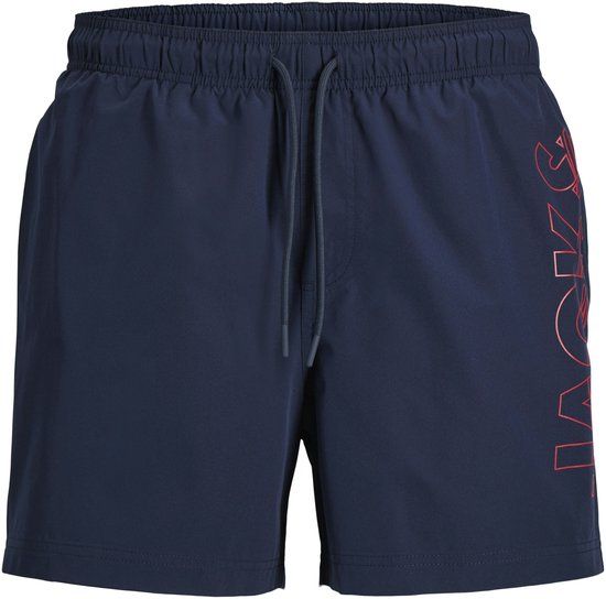 JACK & JONES PLUS SIZE JACK&JONES JPSTMAUI WAVE LOGO SWIM SHORTS SN PLS Heren Zwembroeken Navy Blazer 5XL