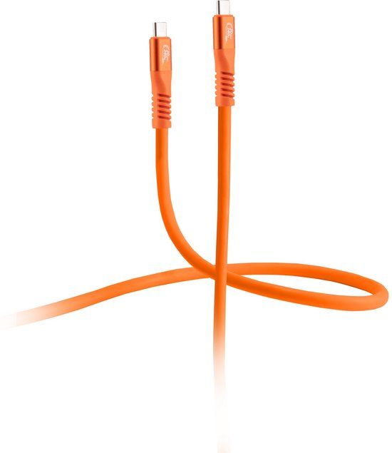 S-Conn USB-C Kabel - USB 3.2 Gen 2x2 - 240W PD - 1,5 meter - Oranje