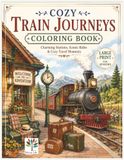 Cozy Train Journeys Coloring Book