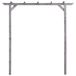 vidaXL Pergola Pergola de jardin Gris 200x40x205 cm Bois de pin imprégné