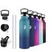 Grsta Thermosfles, 500 ml, BPA-vrij, drinkfles met rietje, lekvrij, kinderfles, houdt 12 uur warm / 24 uur koud, thermos voor school, camping, kantoor, koffie