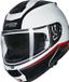 Nolan N100-6 Incognito 344 Blanc Rouge Noir Métal Casque modulable - Taille M