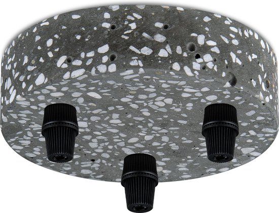 Home Sweet Home Plafondkap 3L - Terrazzo - Lamponderdeel - ø12 x 5 cm - Rond