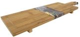 Merkloos Serveerplank bamboe met voet 58x19x3cm