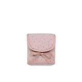Verkleedcabine van mousseline met stippen, roze make-up, aankleedmat voor baby's, 45 x 75 cm