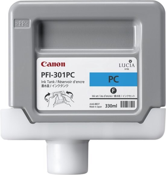 Canon PFI-301 - Inktcartridge / Foto Cyaan Originele Inktcartridge