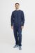 Blend - Heren Sweatshirt - Lange Mouw - Ronde Hals - Katoen/Polyester - Maat L - Dress Blues