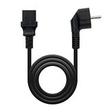 CPU-stroomkabel CEE7/M-C13/H, 5,0 m, ideaal voor het aansluiten van elektronische apparaten en voor betrouwbare voeding.