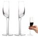 Ensemble de 2 verres à vin demi-verre, design unique
