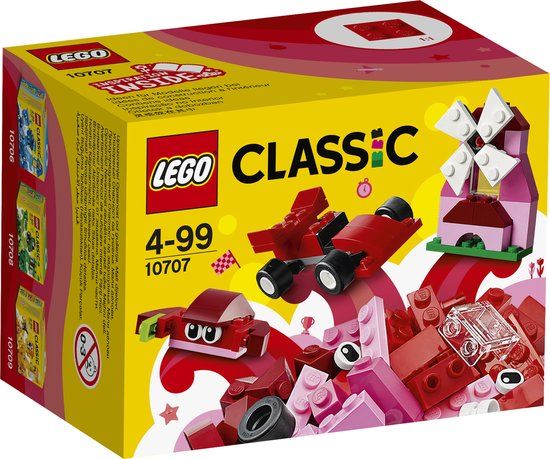 LEGO Classic Rode creatieve doos 10707
