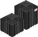 Vevor Interlocking Drainage Mats, 310 x 310 mm, Modular Garage Flooring Tiles, Non-Slip PP Drainage Floor Tiles, Self-Draining, Easy Installation, for Bathroom, Kitchen, Pool & Outdoor, Black, 50 Pack