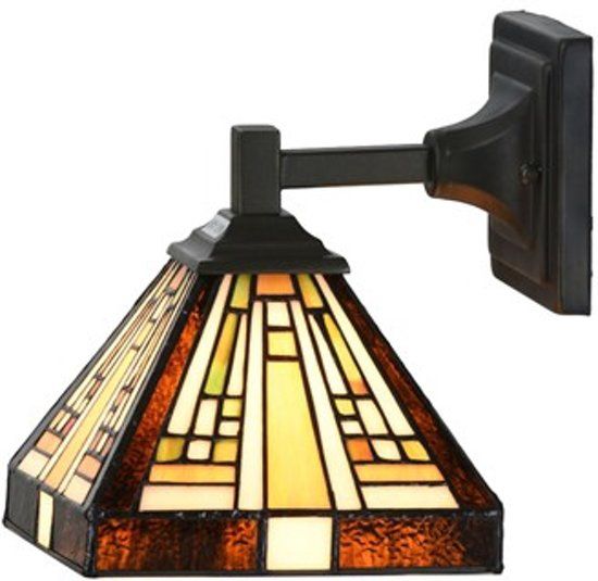 Art Deco Trade Tiffany Wandlamp Rising Sun - 8719324990370