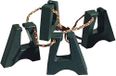 LP Latin Percussion Conga-rubberen voetjes (4 stuks) met verstelbare band, hoogte ca. 2,5 cm, LP637