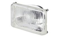 HELLA VALUEFIT Halogeen Optiek, koplamp - 12V / 24V - rechthoekig - Referentiegetal: 12.5 - Transparent - Stekker: Platte stekker - rechts/links - Aantal: 1 - 1LB 003 177-081