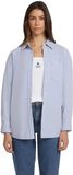 Guess Jeans Oversize Pocket Overhemd Met Lange Mouwen Blauw 2XL Vrouw