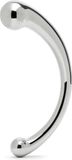 Black Label The Curvy Dubbele Dildo van Roestvrij Staal