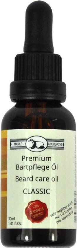 Golddachs Baard Olie Premium 30ml.