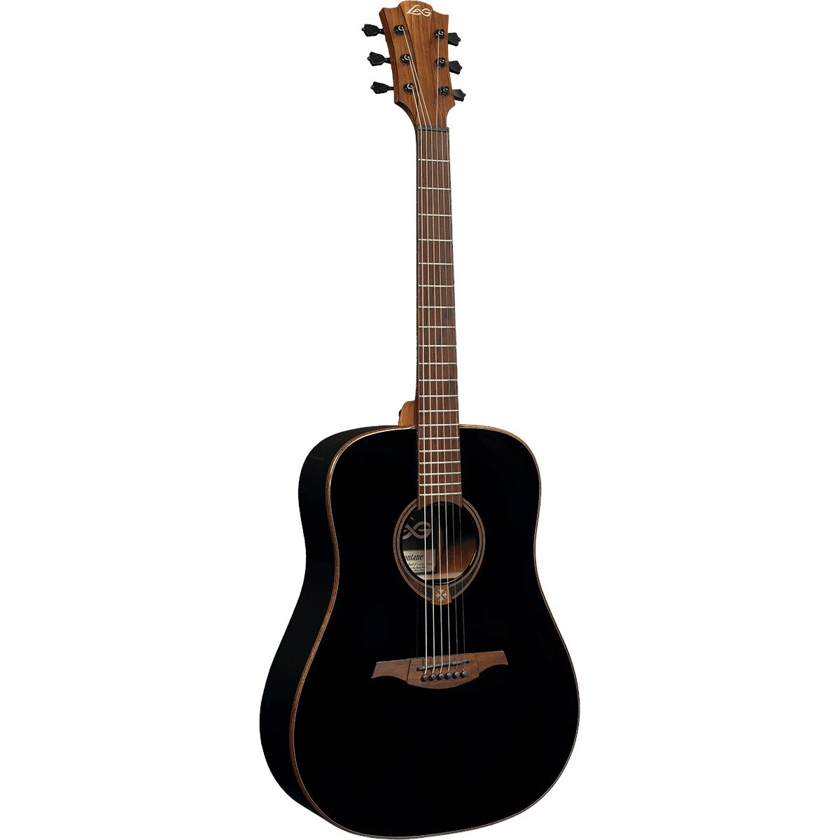 LAG Guitars Tramontane 118 T118D-BLK Black