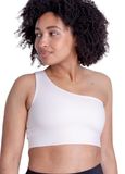 Girlfriend Collective Bianca Bra, Soutien-gorge de sport asymétrique pour femmes