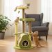 Arbre à chat vert avocat avec condo privé et tremplins