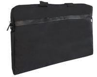 Aktetas voor notebooks van 39,6 cm (15,6 inch), zwart, met organizervakken, robuust materiaal en veilige sluiting