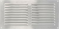 Amig - Grille rectangulaire en aluminium - Bouche d'aération - Idéal pour les plafonds de cuisine et de salle de bain - Dimensions : 150 x 300 mm - Argenté