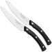 Due Cigni 2C909 Arne Line 2-delige steakmessenset, zwart