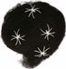 Boland Decoratie spinnenweb/spinrag met spinnen - 2x - 60 gram - zwart - Halloween/horror thema versiering