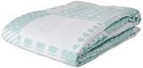 VIALMAN Lichte sprei Sofia 21, katoen polyester, groen, Cama 105: 200 x 270 cm