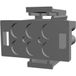 TE Connectivity 1-480704-0 Boîtier mâle (câble) Universal-MATE-N-LOK Nombre total de positions : 6 Pas : 6.35 mm Contenu : 1 pièce(s)