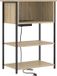 vidaXL Nachtkastje Sonoma Eiken 76 cm