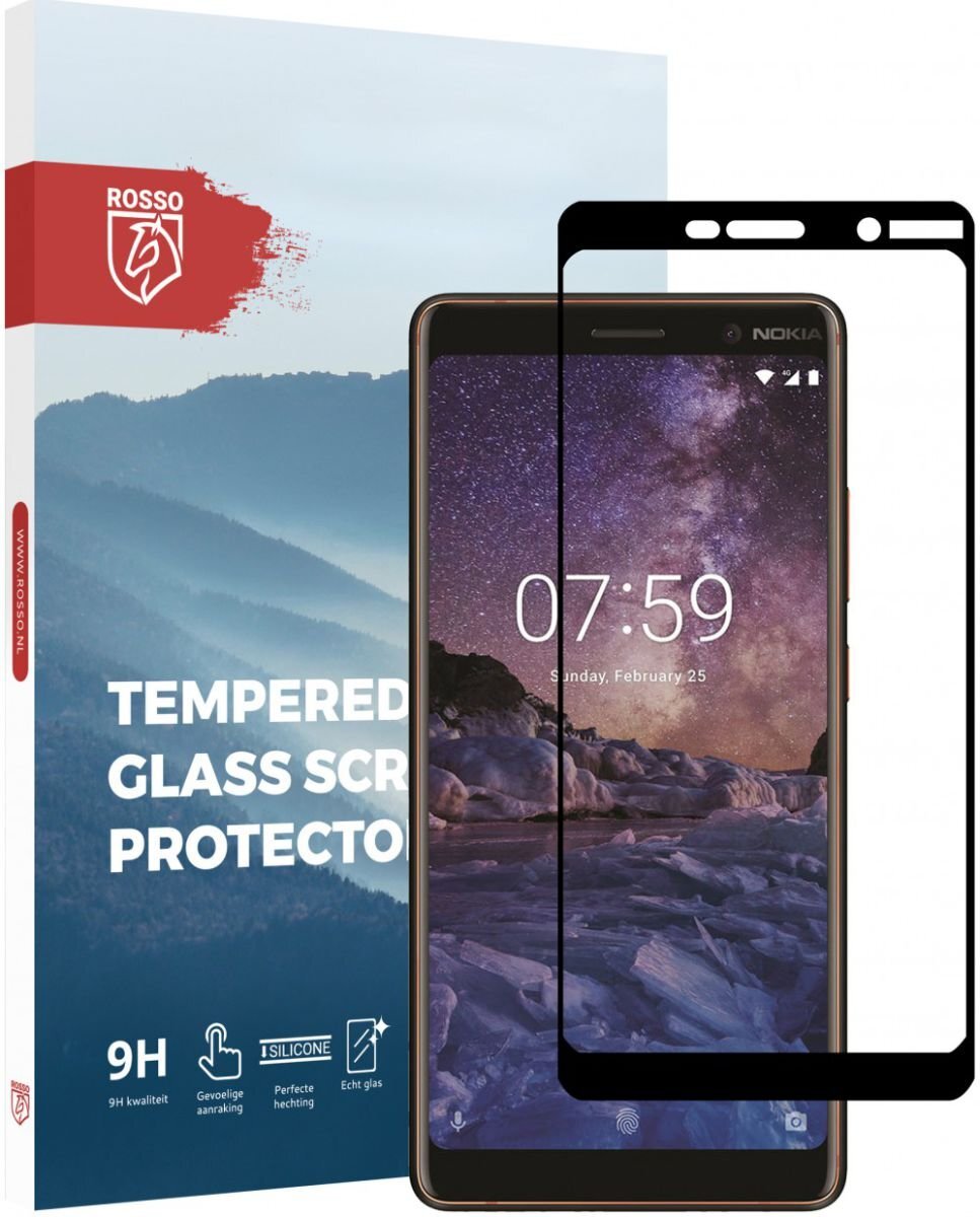 Rosso Nokia 7 Plus 9H Tempered Glass Screen Protector