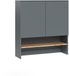 Vicco Viktor Wasmachinekast – 93.6 x 100.4 cm Antraciet/gouden eik