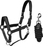 HORKA International B.V. HALSTER SET CLASSIC DELIGHT | Mini Shetlander Blauw Polyester Paard
