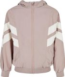 Urban Classics Crinkle Batwing Kinder Jacket Roze/Beige