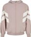 Urban Classics Crinkle Batwing Kinder Jacket Roze/Beige
