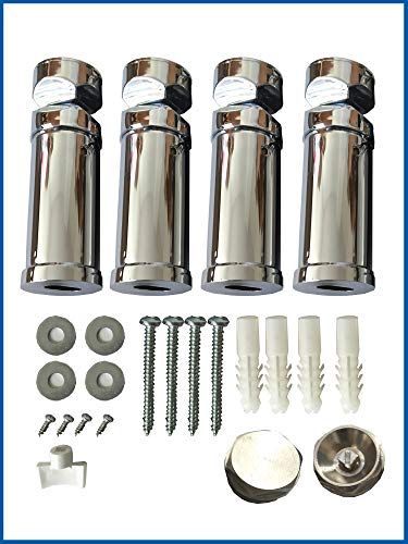 FistConcept Badkamerradiator montage SET chroom