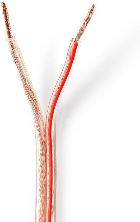 Nedis Speaker Cable - 2 x 2.5 mm² - Copper - 25m - Transparent