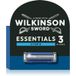 Wilkinson Sword Essentials 3 Hybrid wegwerpscheerapparaten - Herenscheerapparaat met 3 mesjes - Pack van 4 laders