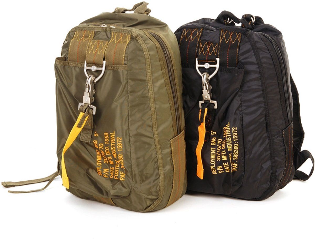 Fostex Parachute Tas 5/Rugtas Groot - Nylon - Groen