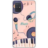 Samsung Galaxy M31s Bedrukt siliconen hoesje Accords en couleur